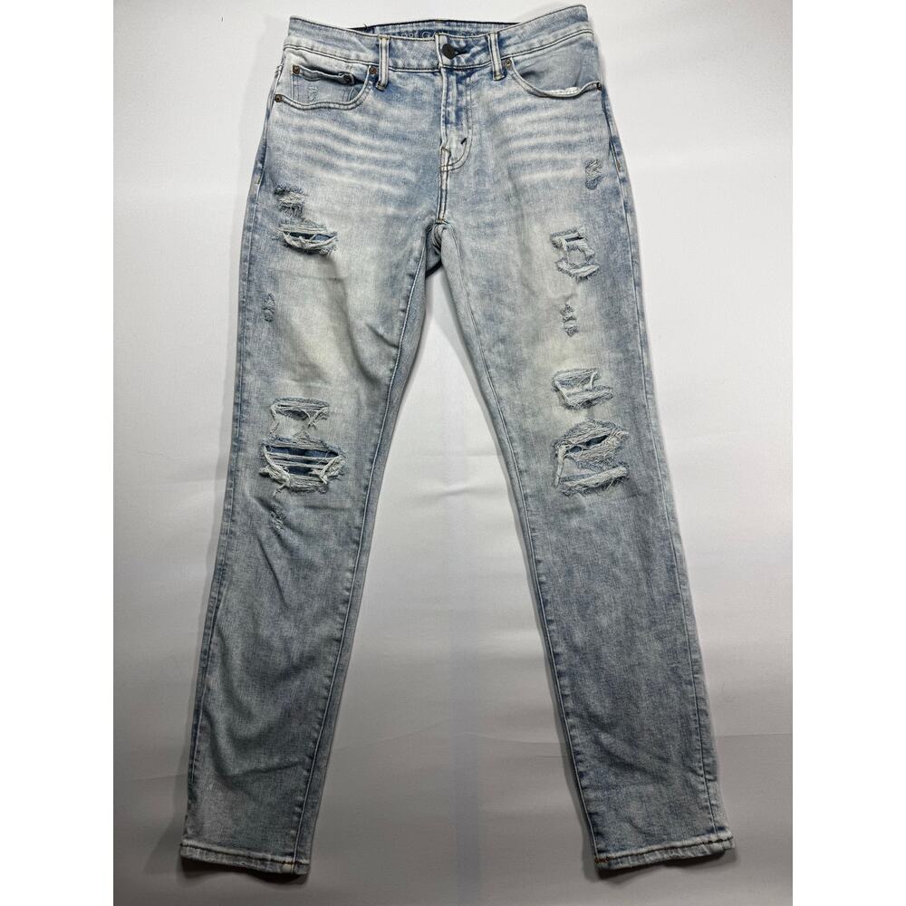 American Eagle Men's Athletic Skinny Blue Stretch  Jeans - Sz 30x32 (30x31)*